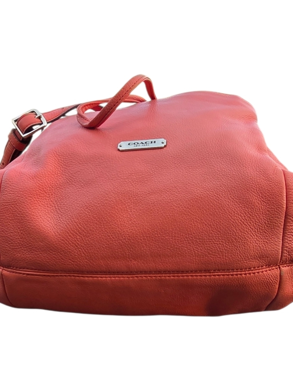 #150 Coach Avery Siena Leather Drawstring Hobo with Tassel - Picture 5 of 16